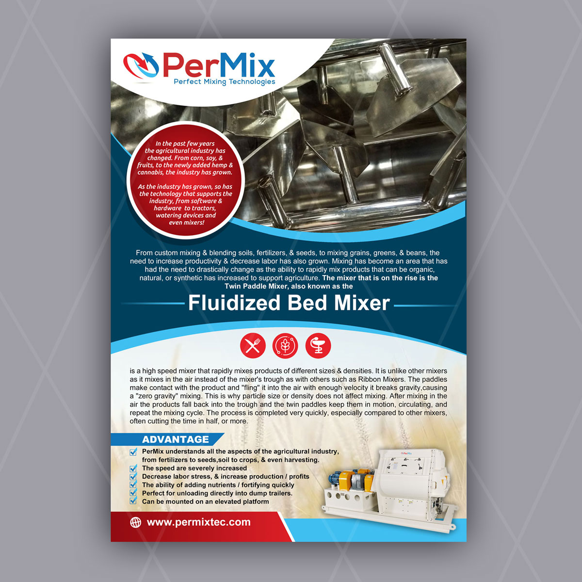 Advertisement Design by DA. for PerMix North America | Design #26631498