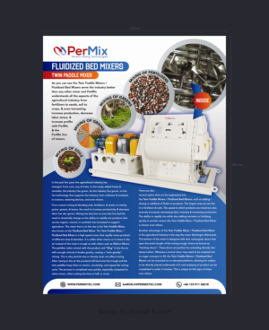 Design Publicitaire par RealManish pour PerMix North America | Design : #26634858