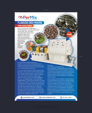 Design Publicitaire par RealManish pour PerMix North America | Design : #26634869