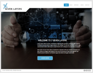 Company Website for an IT business called "SEVEN LAYERS" | Web Design by -Marc-