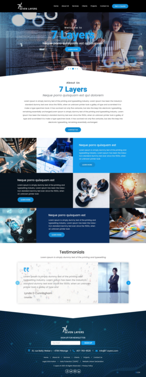 Web Design by pb for this project | Design: #26629696