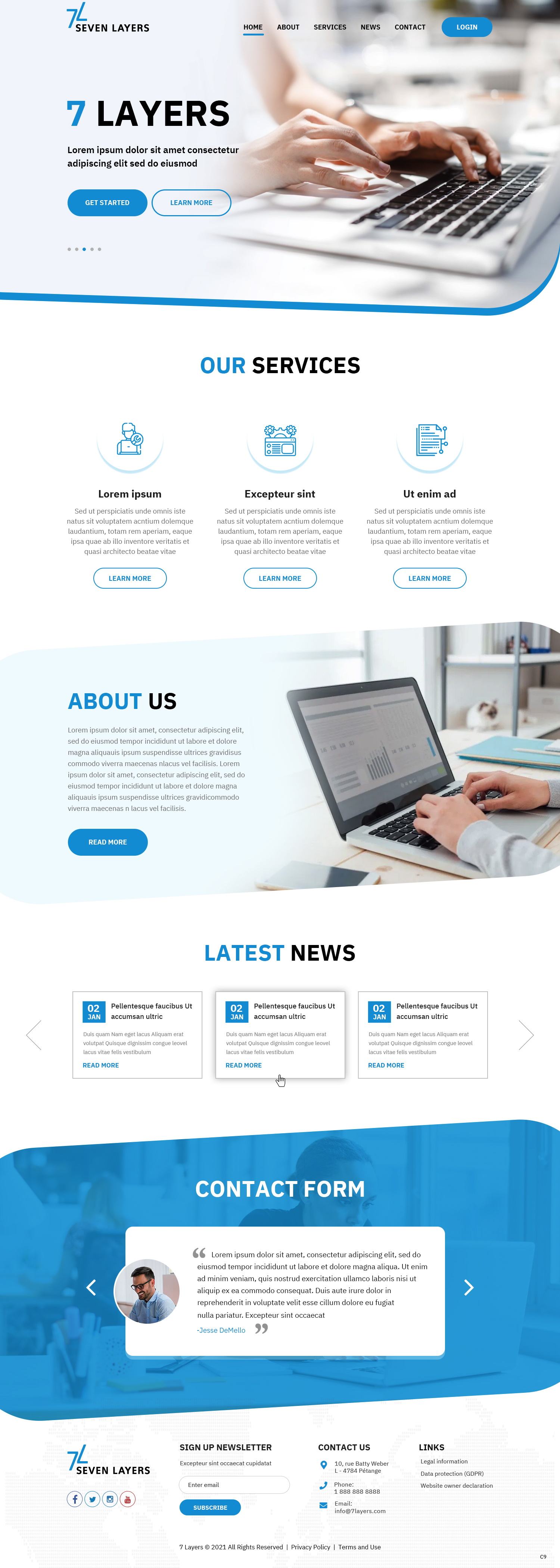 Web Design by pb for this project | Design #26629697