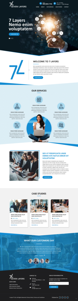 Web Design by pb for this project | Design: #26641091
