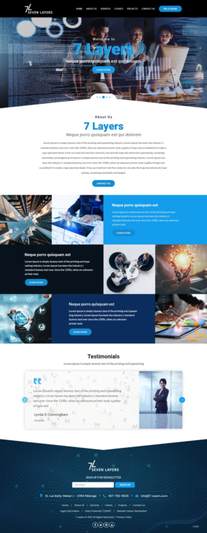 Web Design by pb for this project | Design: #26641092