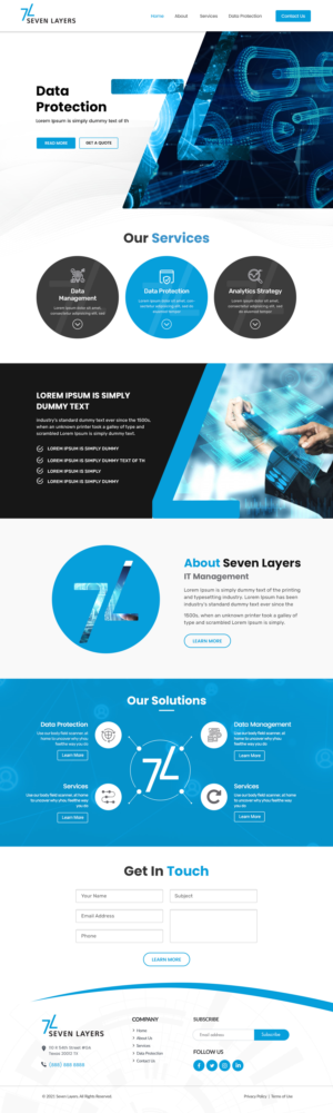 Web Design by Shijo John for this project | Design: #26628649