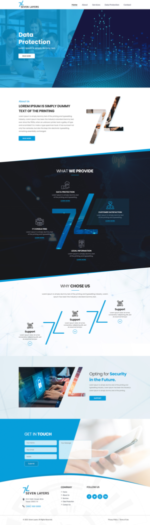 Web Design by Shijo John for this project | Design: #26652655