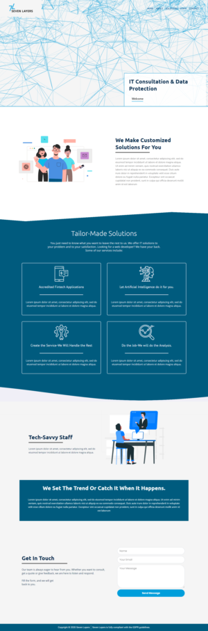 Web Design by Thabiso M for this project | Design: #26672302