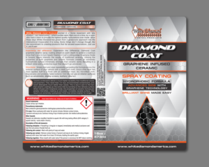 Diamond Coat Graphene Ceramic Spray Wax | Label Design by vpt_creations