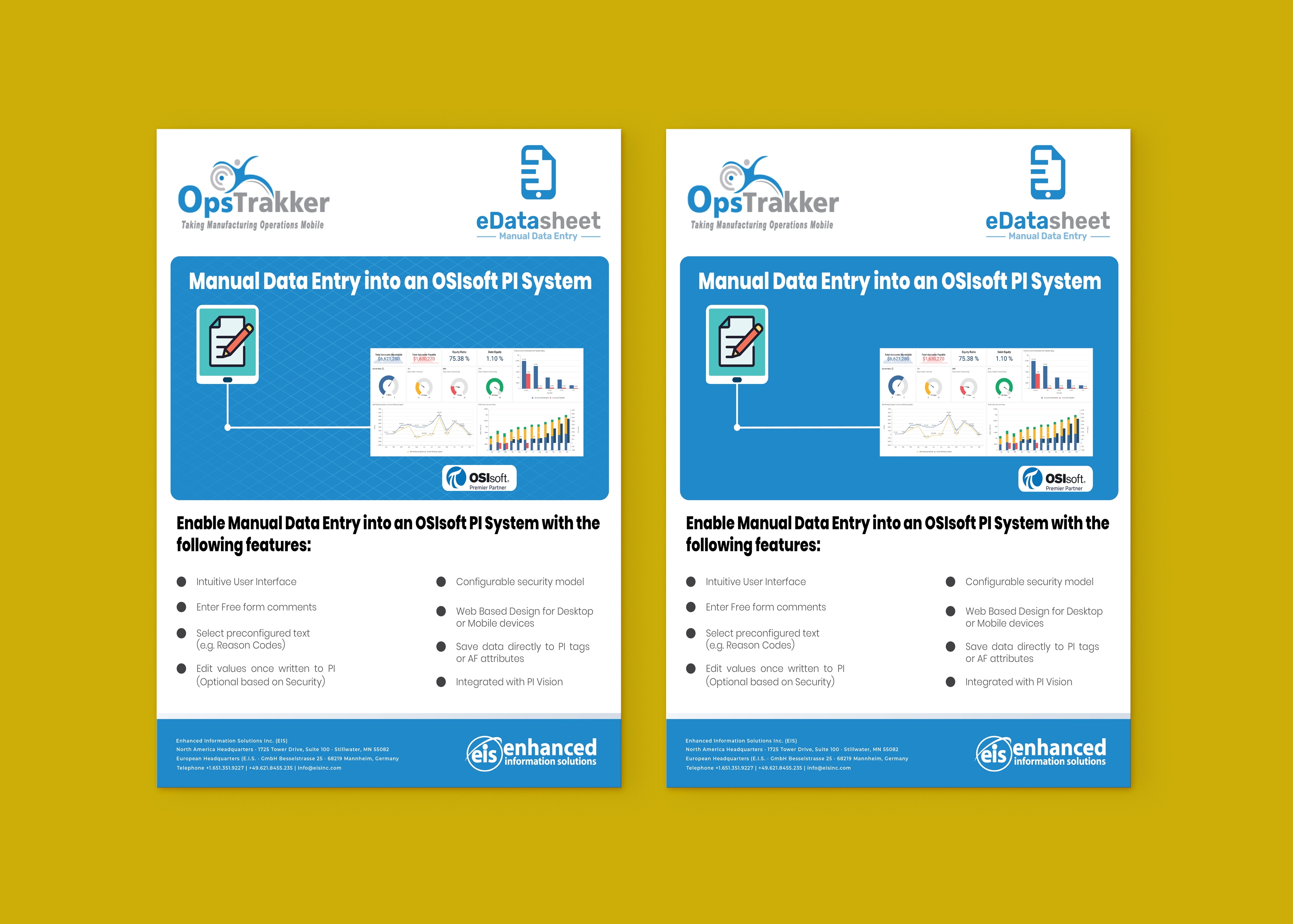 Diseño de Brochure por Mamata Sasmal para Enhanced Information Solutions | Diseño #26630541