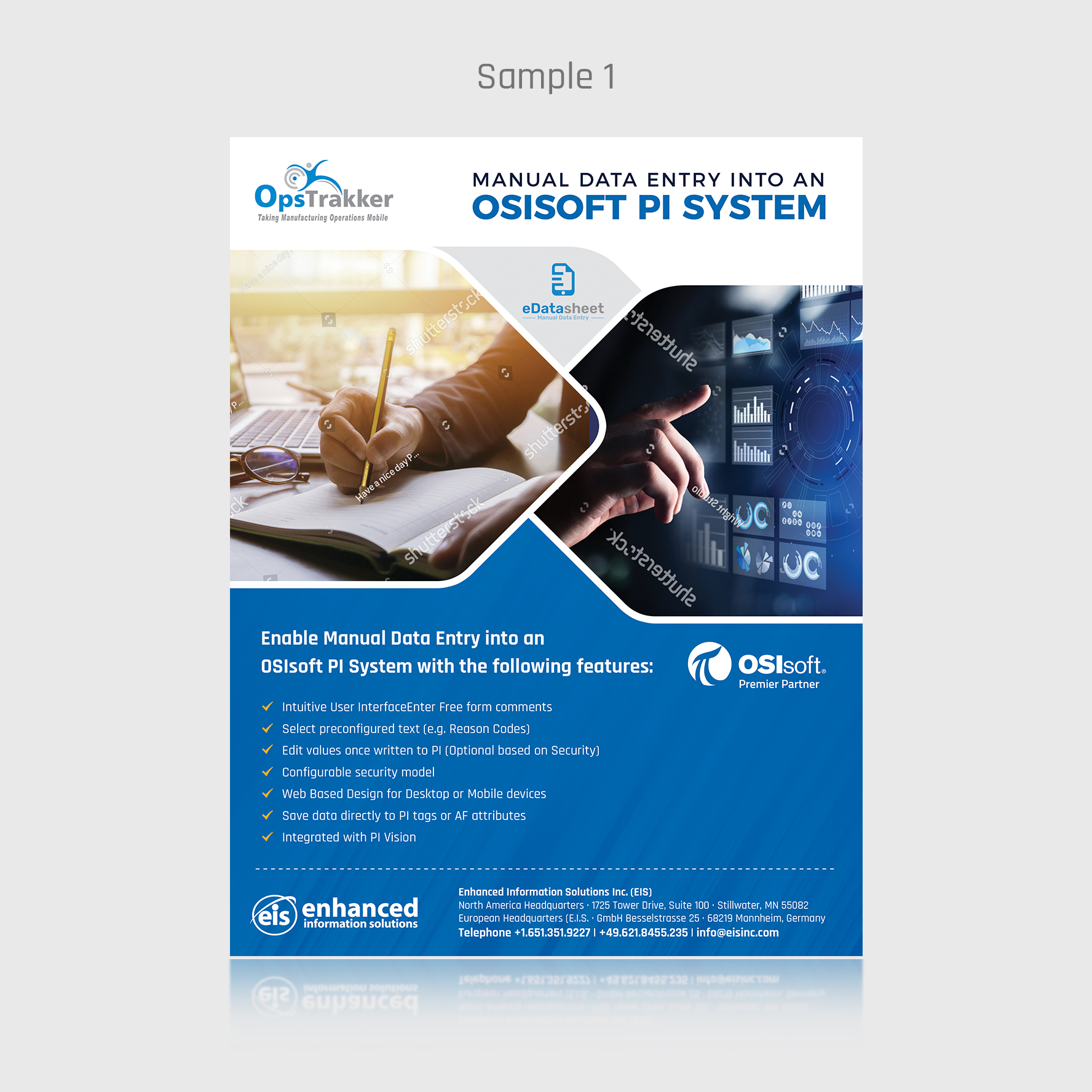 Brochure Design by Ovimatic for Enhanced Information Solutions | Design #26630377