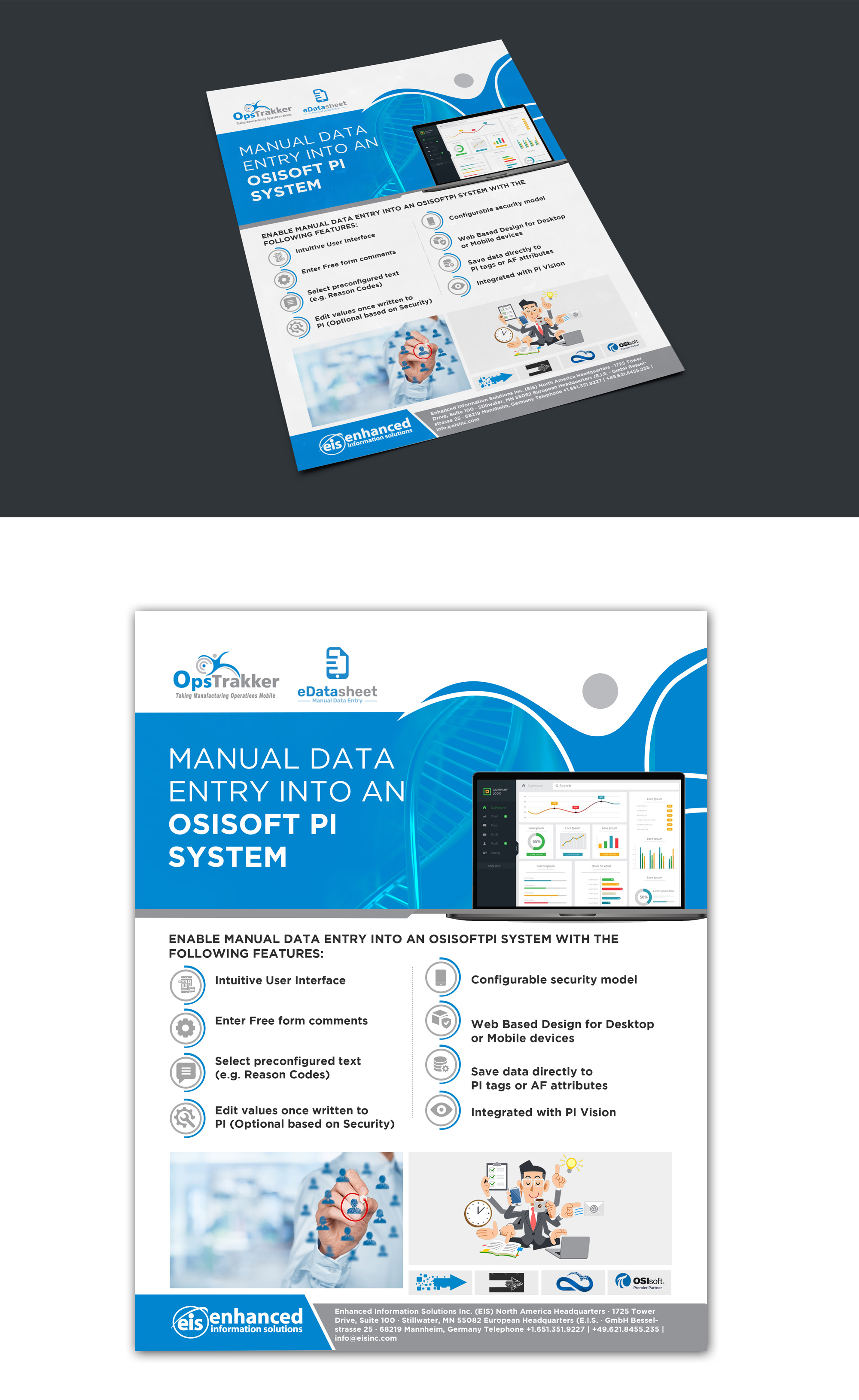 Brochure Design by debdesign for Enhanced Information Solutions | Design #26654623