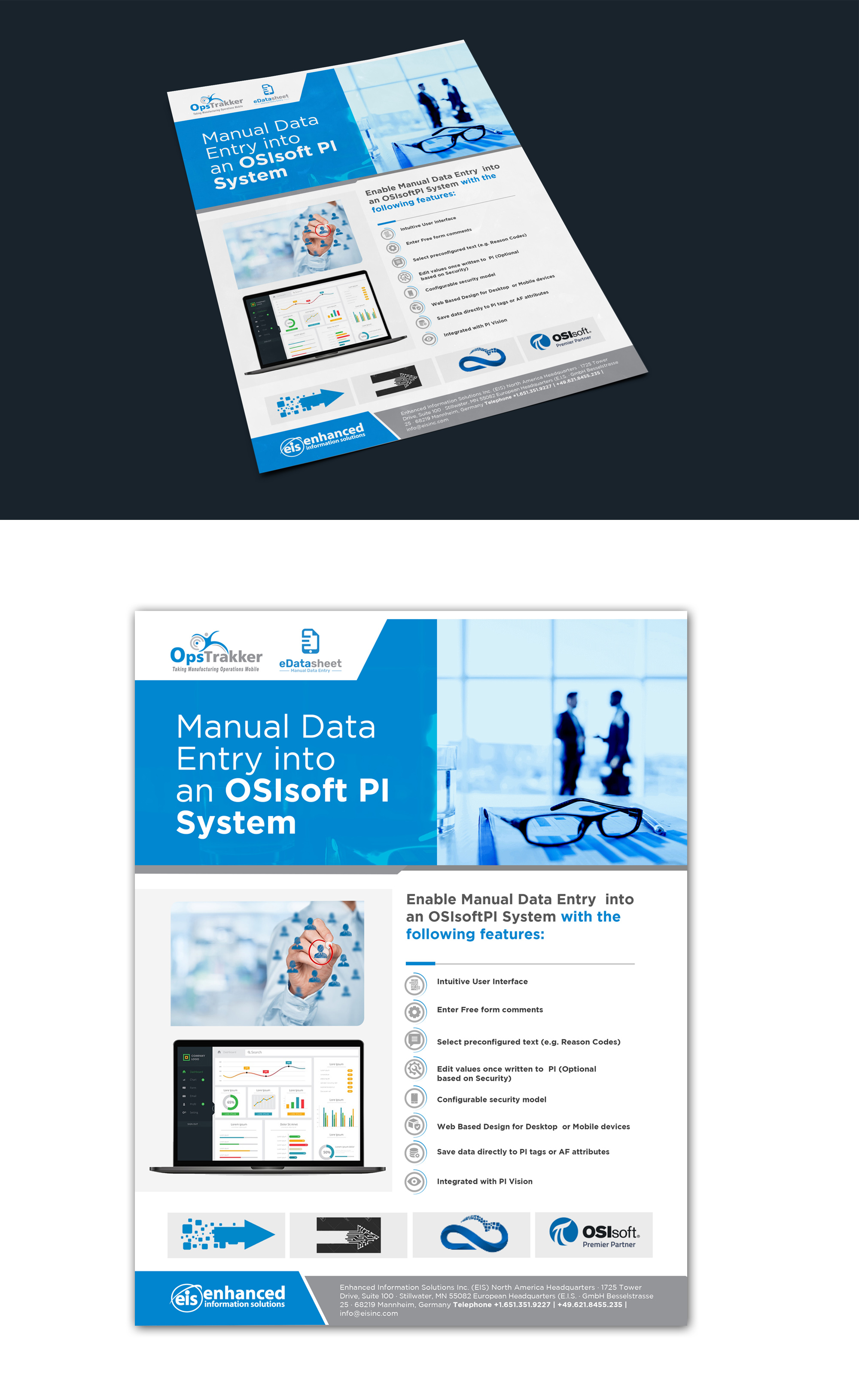 Brochure Design by debdesign for Enhanced Information Solutions | Design #26654624