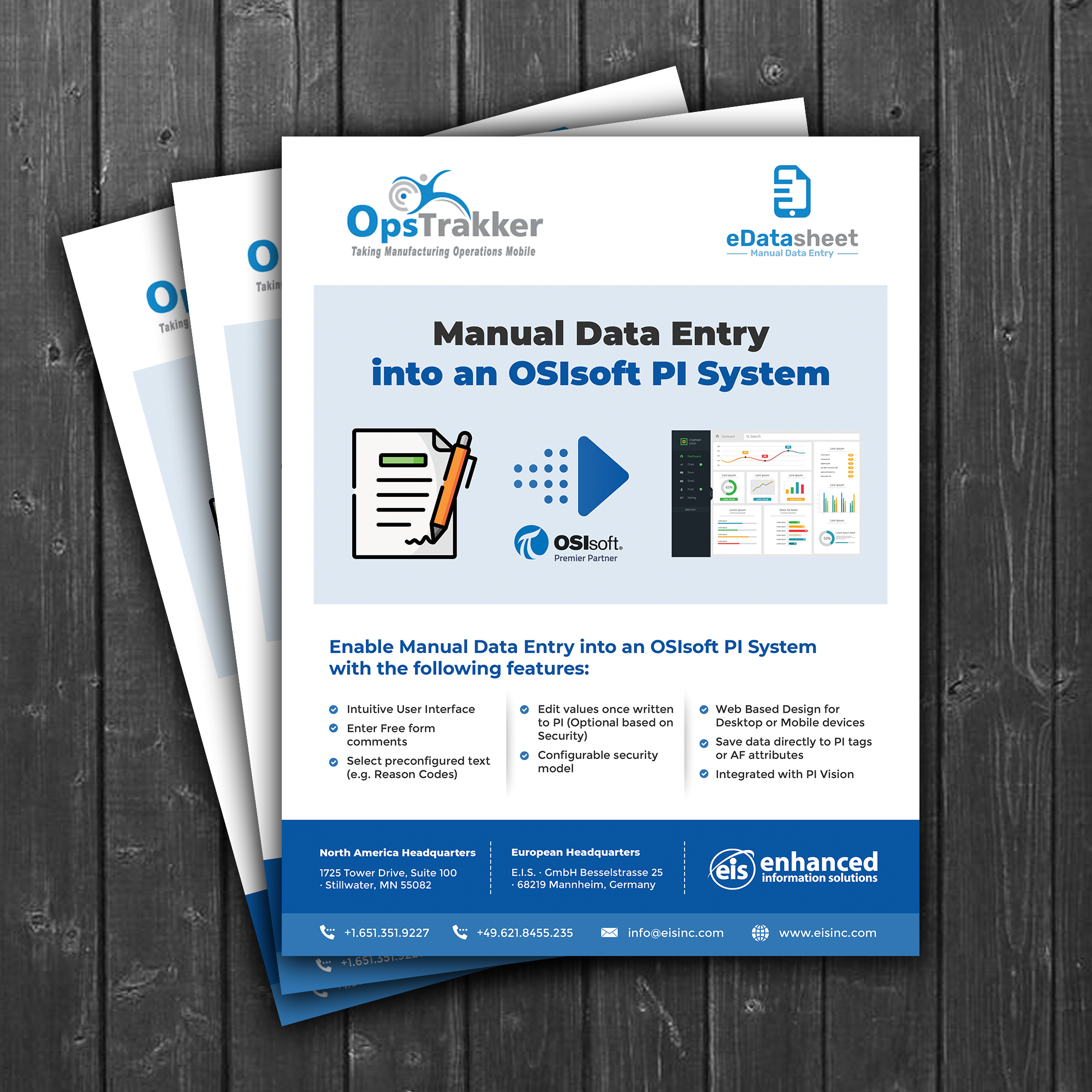 Brochure Design by Deepak_9_Malhotra for Enhanced Information Solutions | Design #26654286