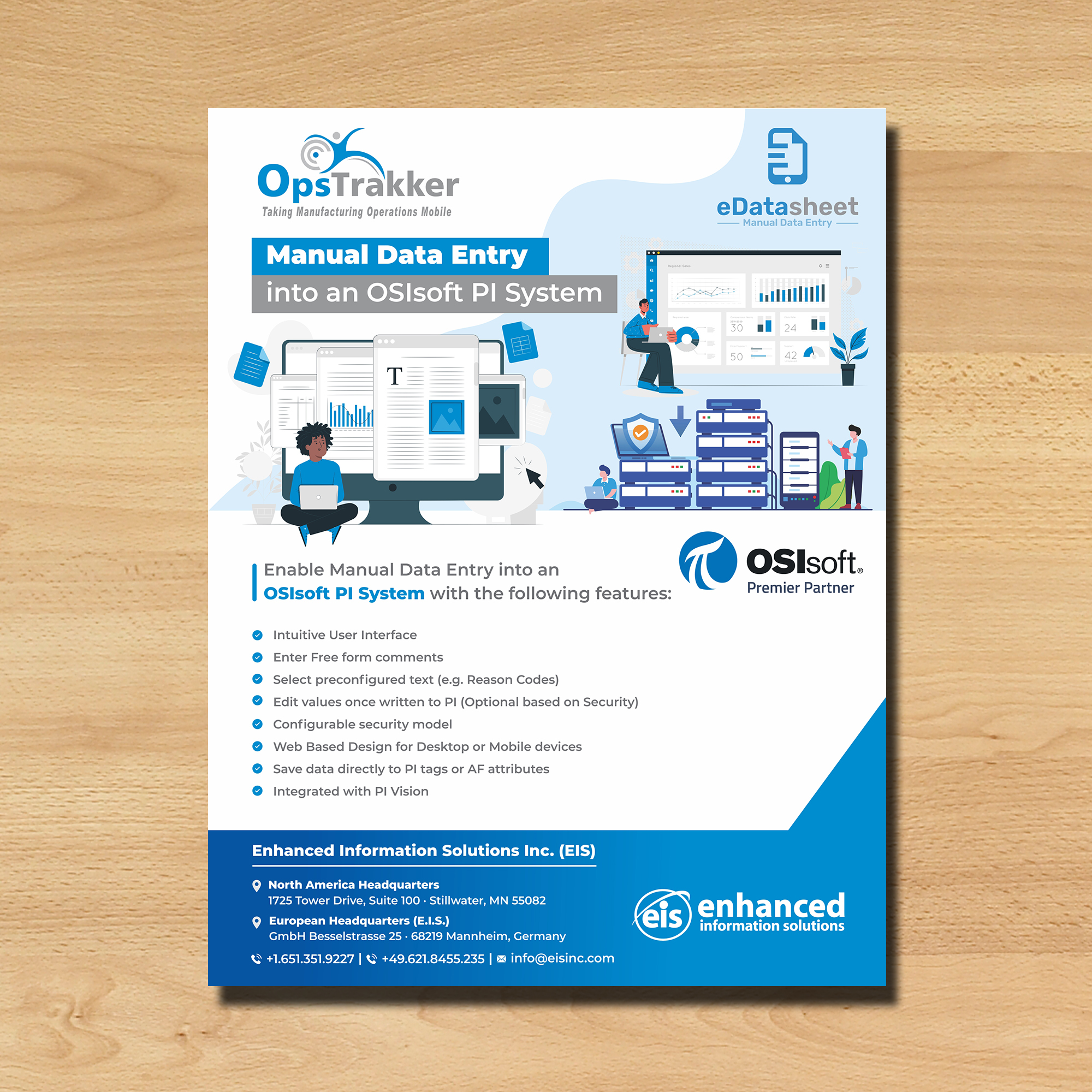 Brochure Design by ecorokerz for Enhanced Information Solutions | Design #26638041