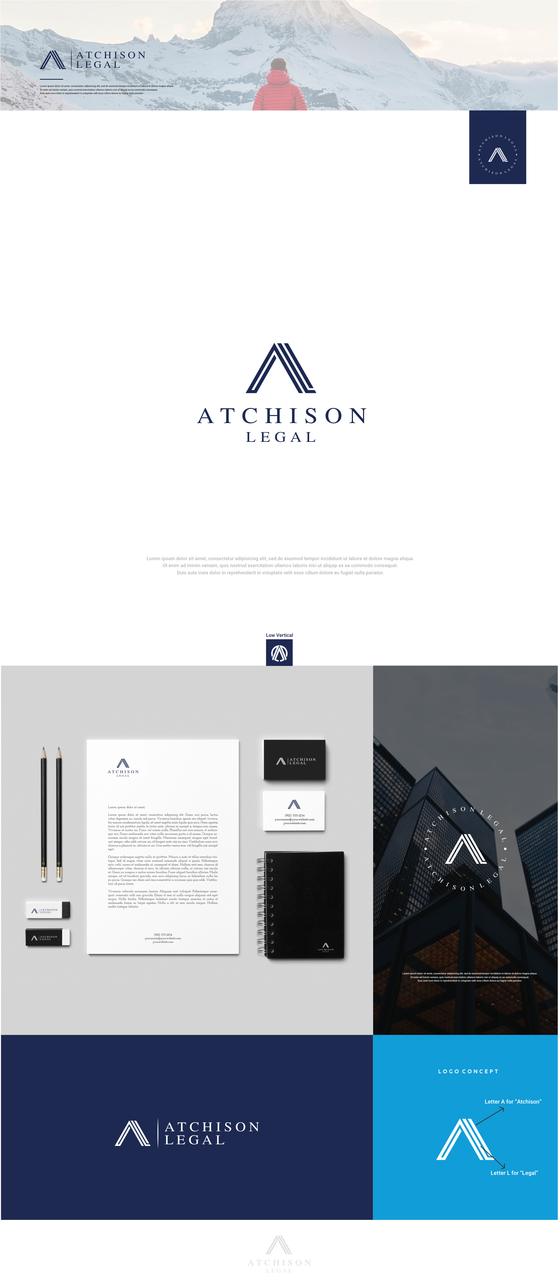 Logo Design by Low_vertical for Atchison Legal | Design #26627067