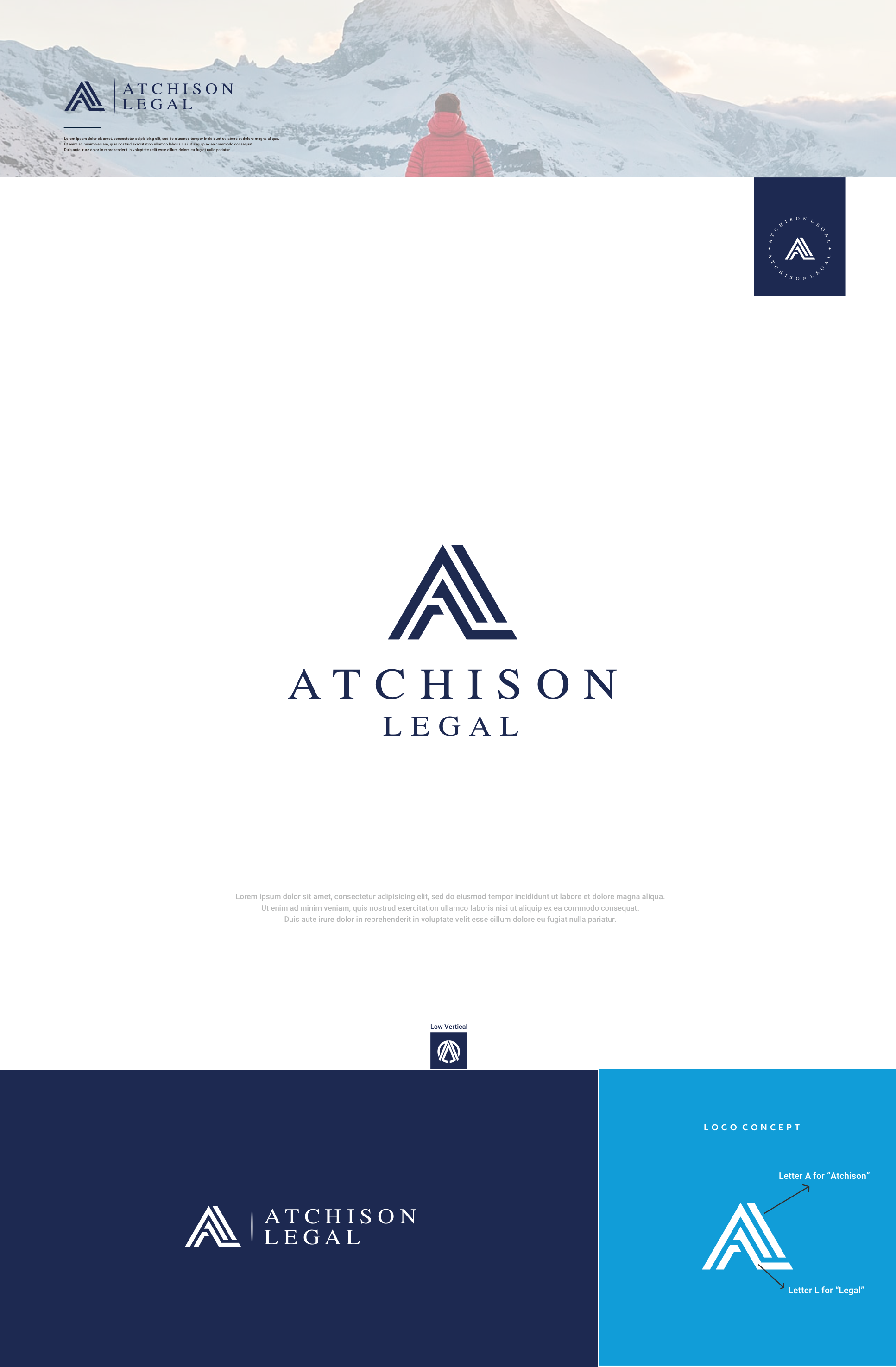 Logo Design by Low_vertical for Atchison Legal | Design #26628360