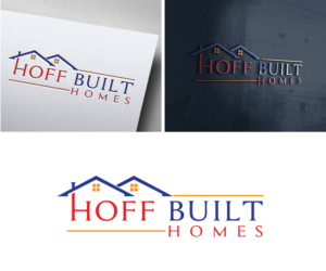 Hoff Built Homes -  or abbreviations of this name. | Logo Design by HEAVEN ART
