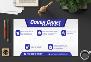 Cover Craft Boat Covers Sew on Care Labels | Etikett-Design von SAI DESIGNS