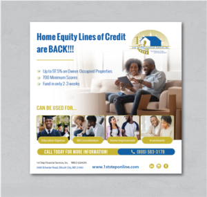 8.5 x 8.5 - HELOC Product Campaign | Flyer-Design von alex989