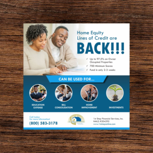8.5 x 8.5 - HELOC Product Campaign | Flyer-Design von nng