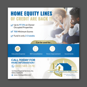 8.5 x 8.5 - HELOC Product Campaign | Flyer-Design von aspiremedia