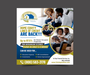 8.5 x 8.5 - HELOC Product Campaign | Flyer-Design von ecorokerz