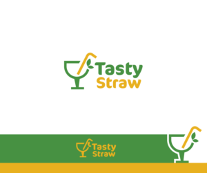 Tasty Straw | Logo-Design von Fat Bat Man