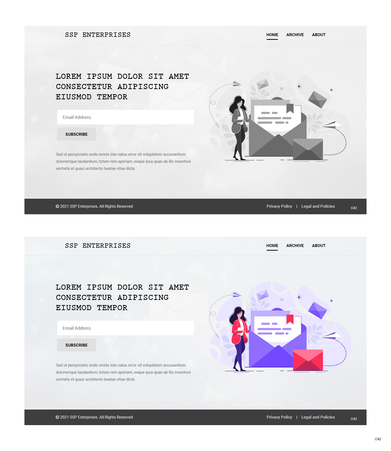 Diseño Web por pb para SSP | Diseño #26635565