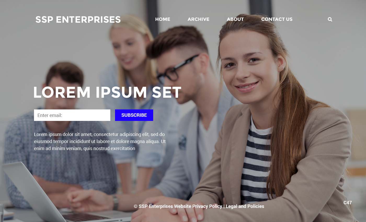 Diseño Web por pb para SSP | Diseño #26635567