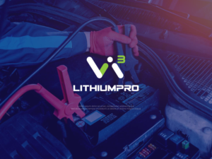 Company Name: LITHIUMPRO      Product Name: Lithium +   Website: Lithiumpro.co.uk | Design de Logo par Locke+