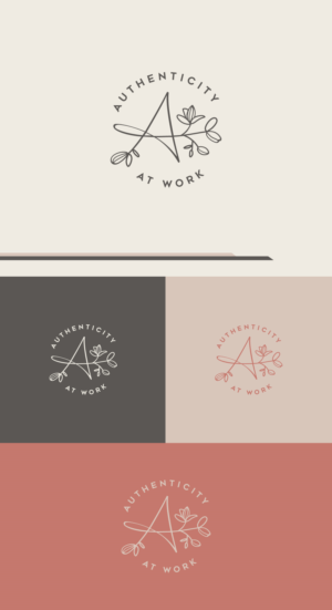 Logo Design by Fat Bat Man for Authenticity At Work | Design: #26634148