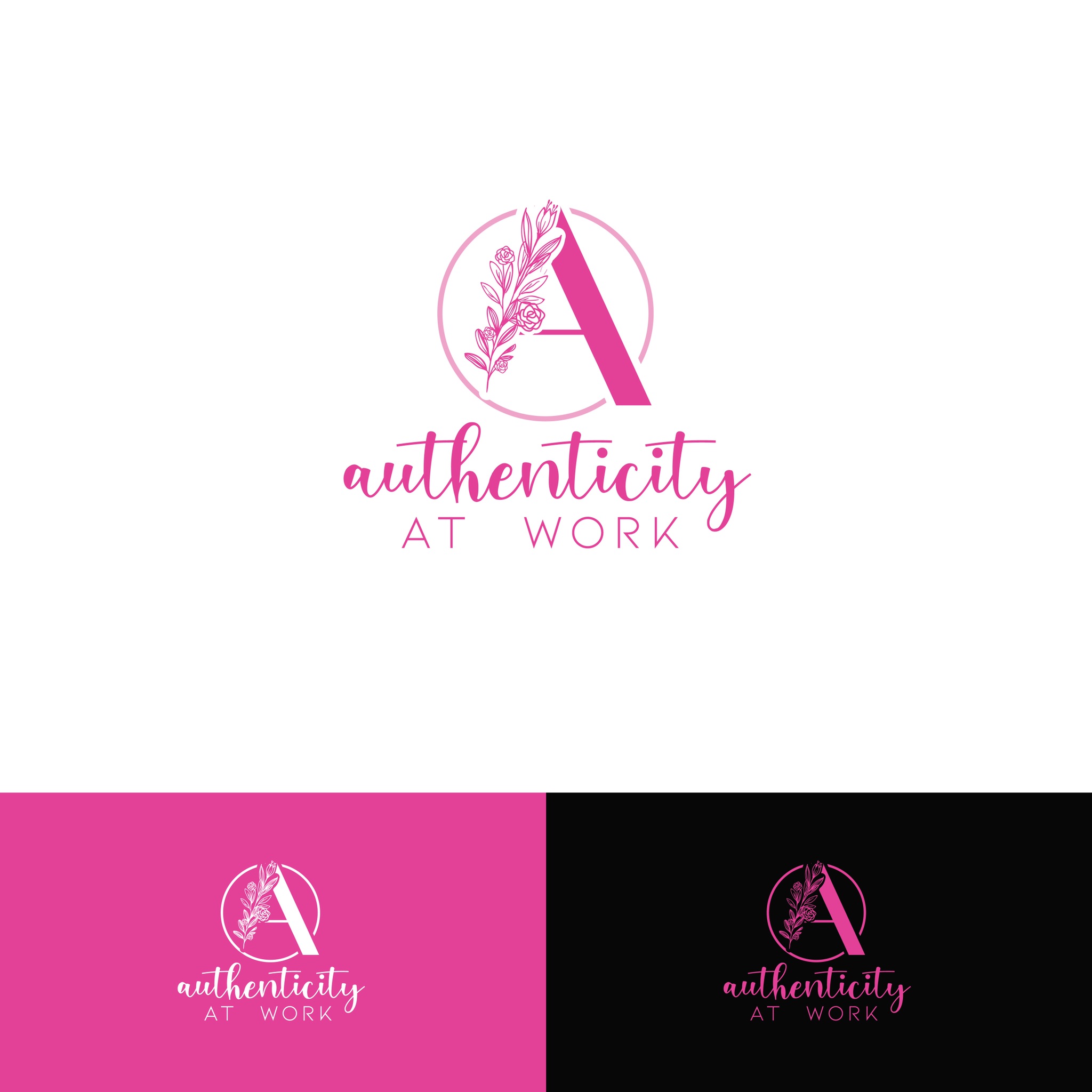 Logo Design by Minimal Studio for Authenticity At Work | Design #26651001