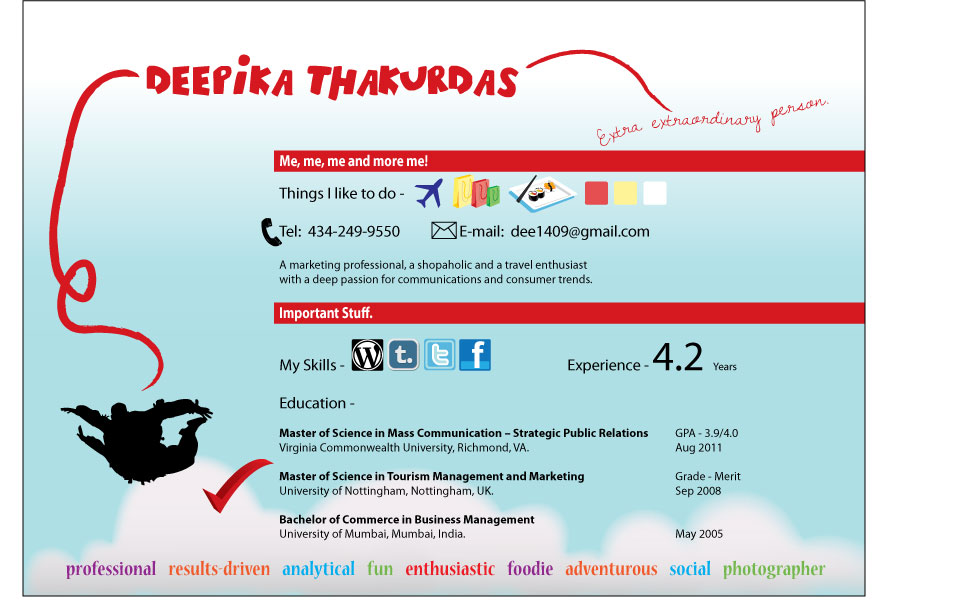 Resume Design by Starkal Graphicx for this project | Design #736094