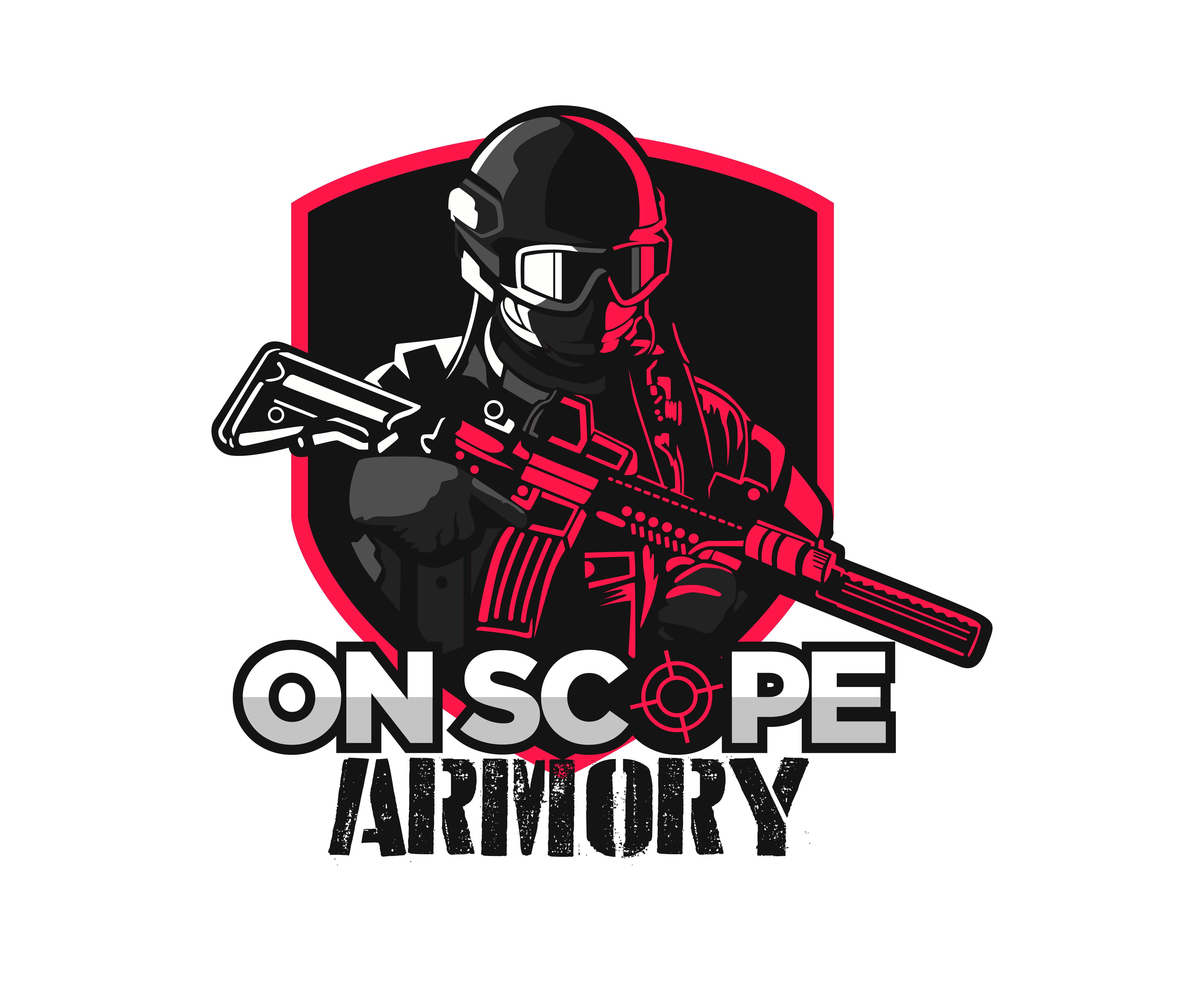 Logo Design by johnronielgomez for On Scope Armory | Design #26635671