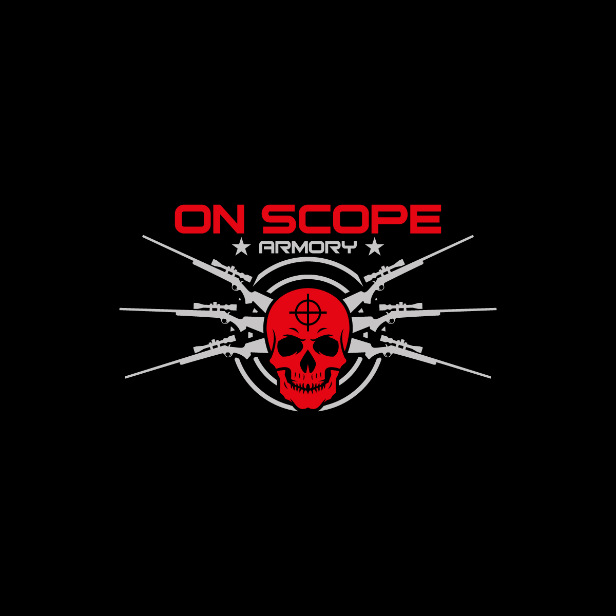 Diseño de Logo por Graphic Bricks para On Scope Armory | Diseño #26634042