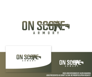 Diseño de Logo por alvinnavarra para On Scope Armory | Diseño: #26656864