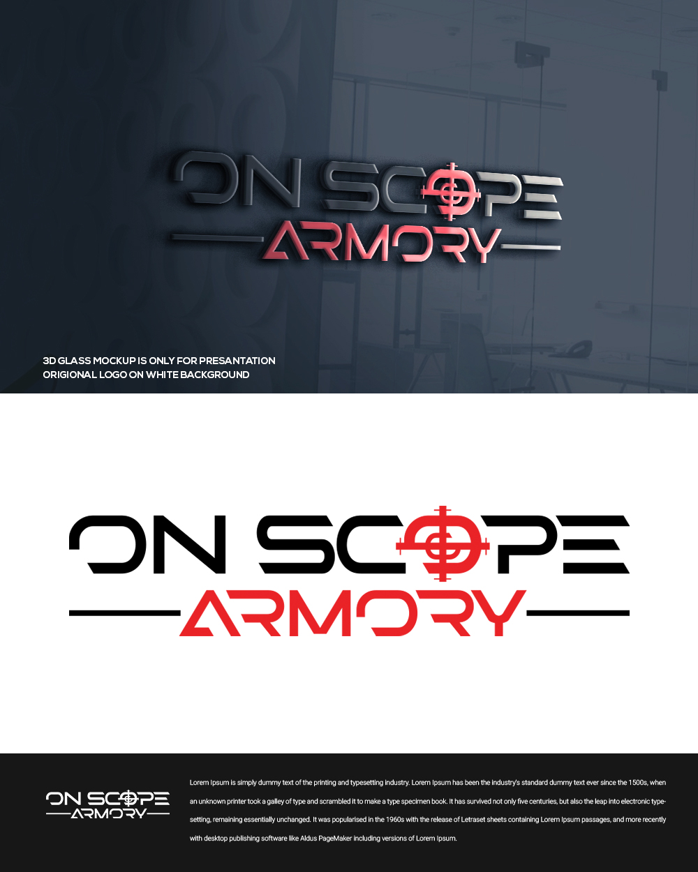 Diseño de Logo por beetro 2 para On Scope Armory | Diseño: #26642548
