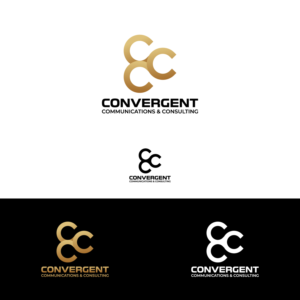 Convergent Communications & Consulting, with emphasis on three Cs coming together. | Logo Design by anshtoyj