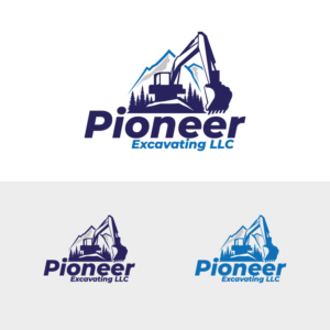 Pioneer Excavating LLC | Logo Design by Graphic Bricks