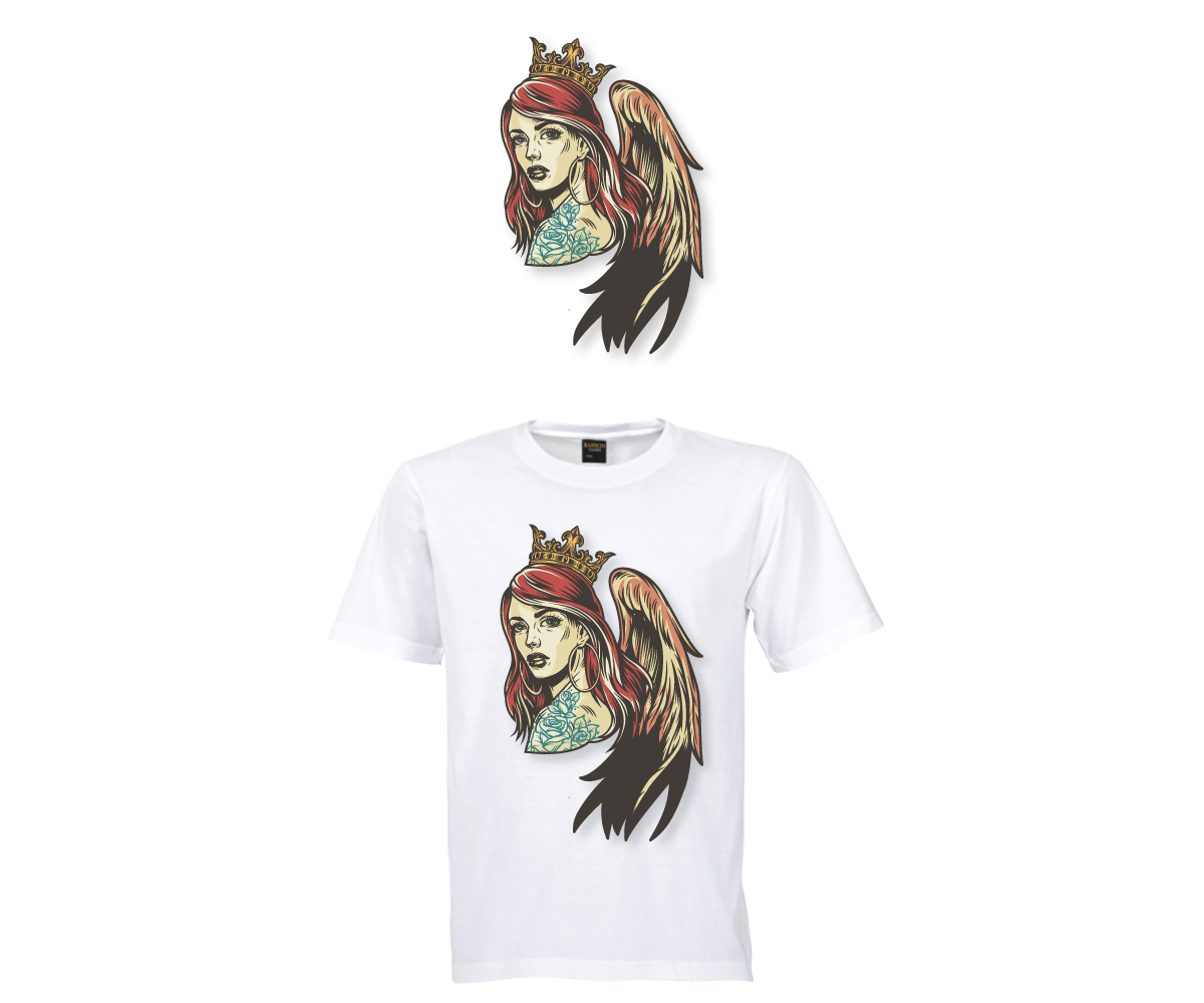 T-shirt Design by Kalla for ANGELEQ LLC | Design #26636458