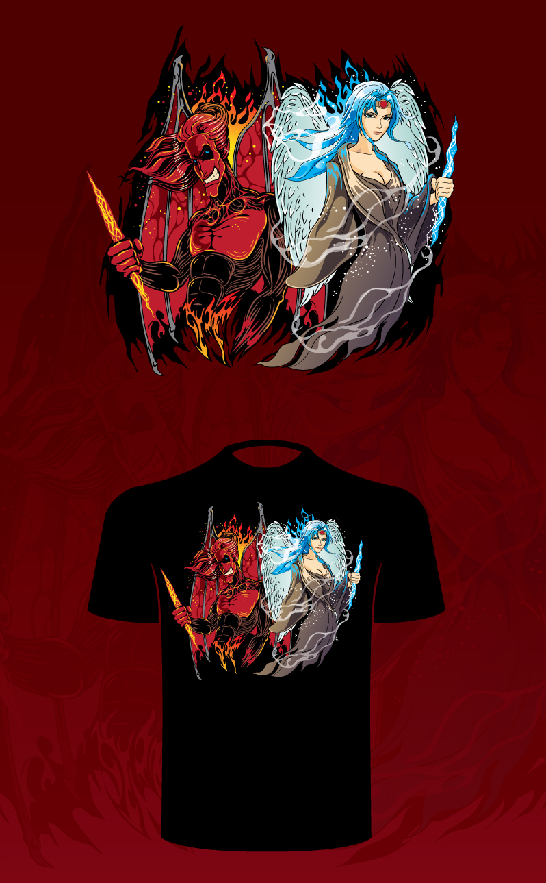 T-shirt Design by ally designs for ANGELEQ LLC | Design #26639075
