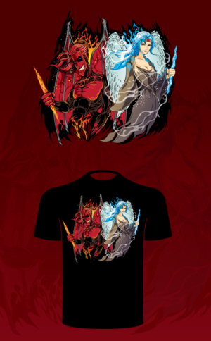 T-shirt Design by ally designs for ANGELEQ LLC | Design: #26639075