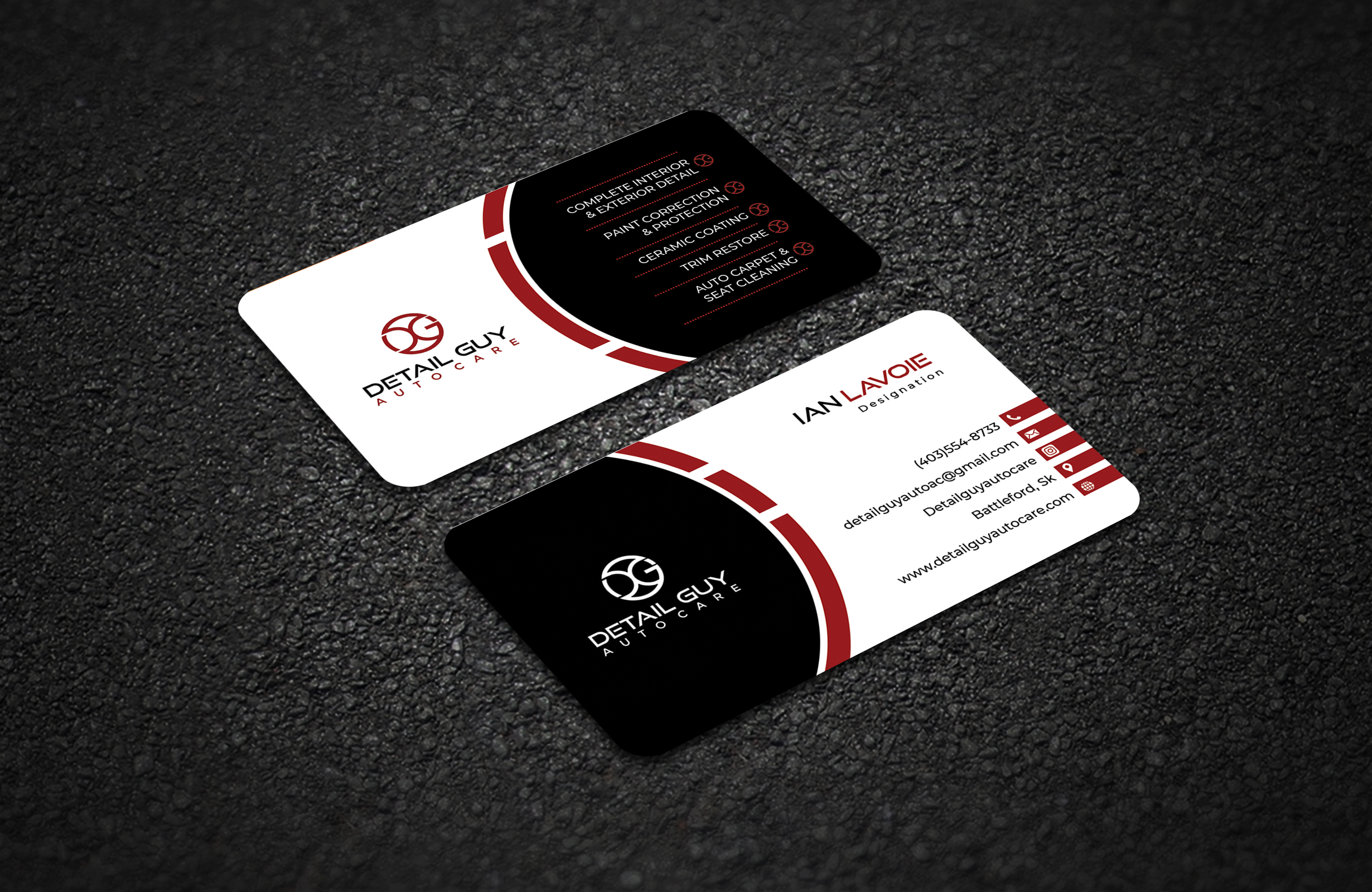 Business Card Design by BLUE WINGS for Lavoie Landscape Design  | Design #26643751