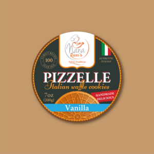 Nana Ricci's Pizzelles | Etikett-Design von Aistikart