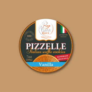 Nana Ricci's Pizzelles | Label Design by Aistikart