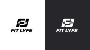 "FL" Monogram (+ "Fit Lyfe" completely separate) | Logo Design by jaime.sp
