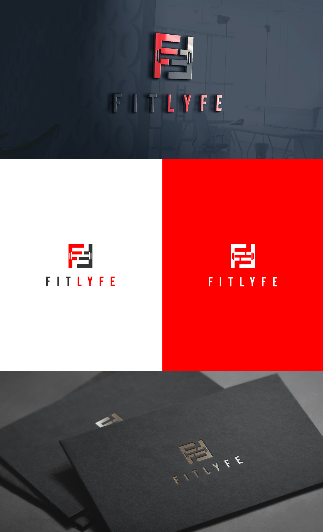 Logo Design by GLDesigns for FitLyfe llc. | Design #26637415