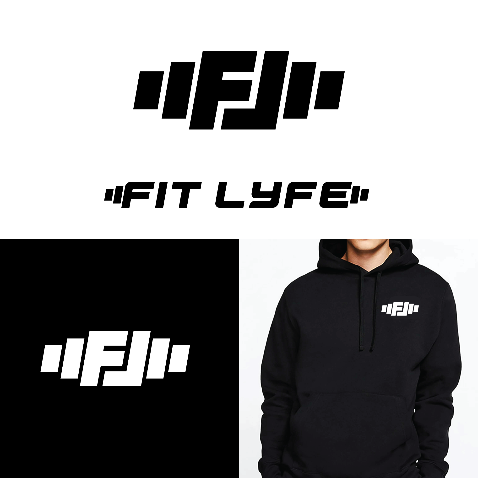 Logo Design by Zak deZign for FitLyfe llc. | Design #26637224