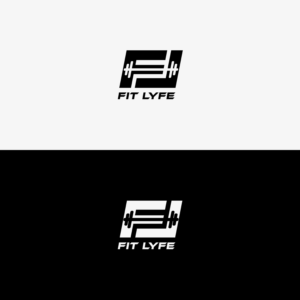 "FL" Monogram (+ "Fit Lyfe" completely separate) | Logo Design by Grapi