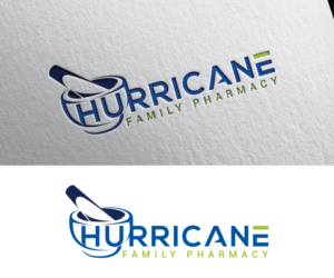 Hurricane Family Pharmacy | Logo Design by Dot Design 3